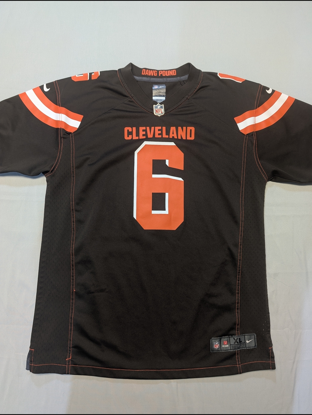 Nike NFL On Field Baker Mayfield #6  Cleveland Browns Jersey Youth XL